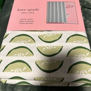 KATE SPADE CUCUMBER SHOWER CURTAIN ***NO OFFERS